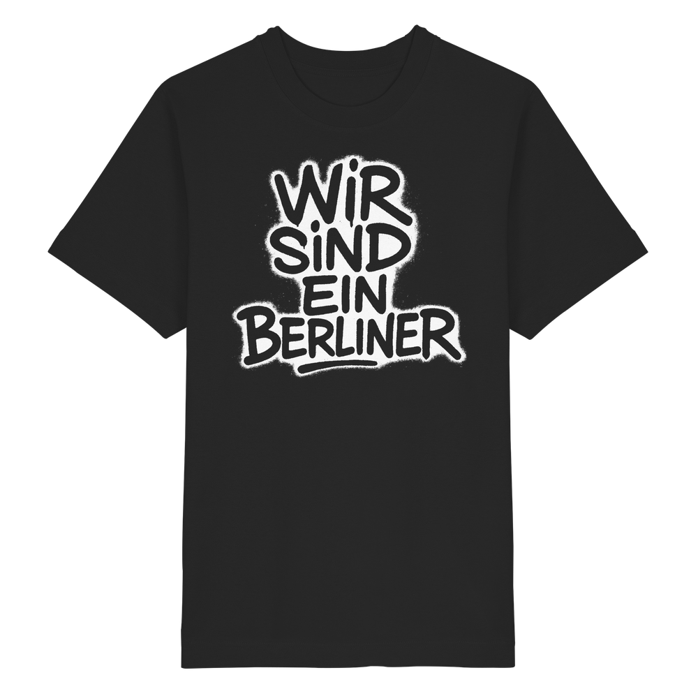 Wir sind ein Berliner - Heavy Oversized Organic Shirt