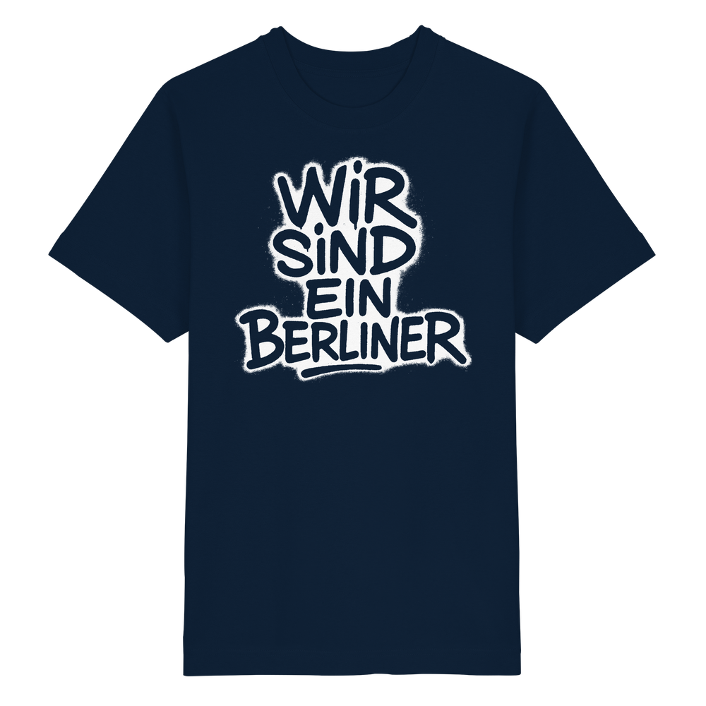 Wir sind ein Berliner - Heavy Oversized Organic Shirt – Bild 12