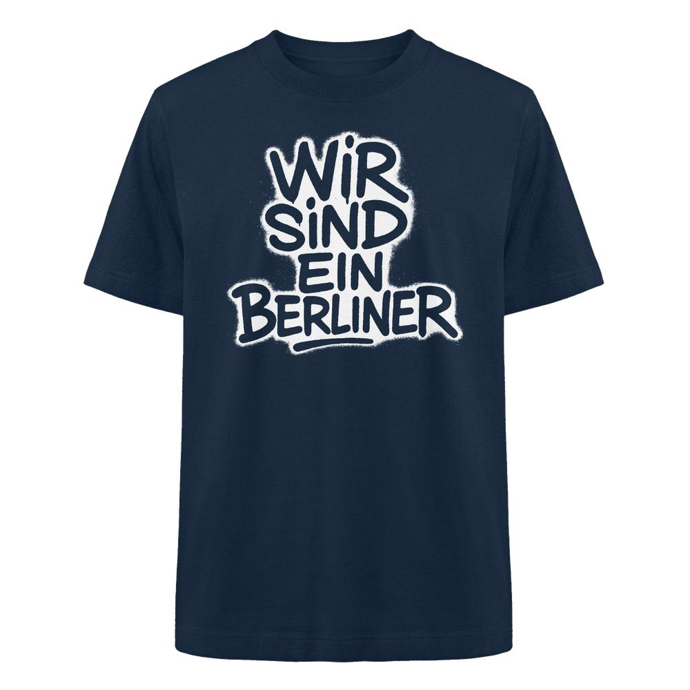 Wir sind ein Berliner - Heavy Oversized Organic Shirt – Bild 11
