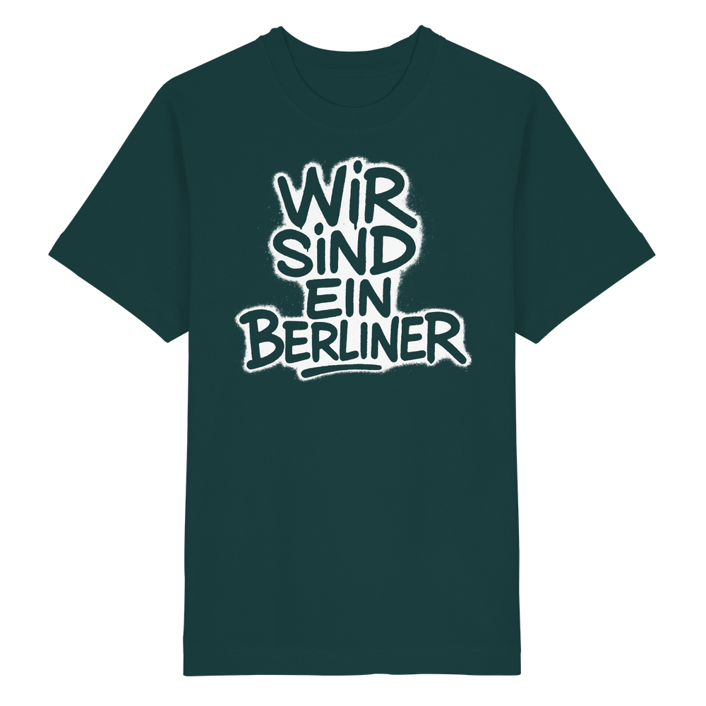Wir sind ein Berliner - Heavy Oversized Organic Shirt – Bild 16