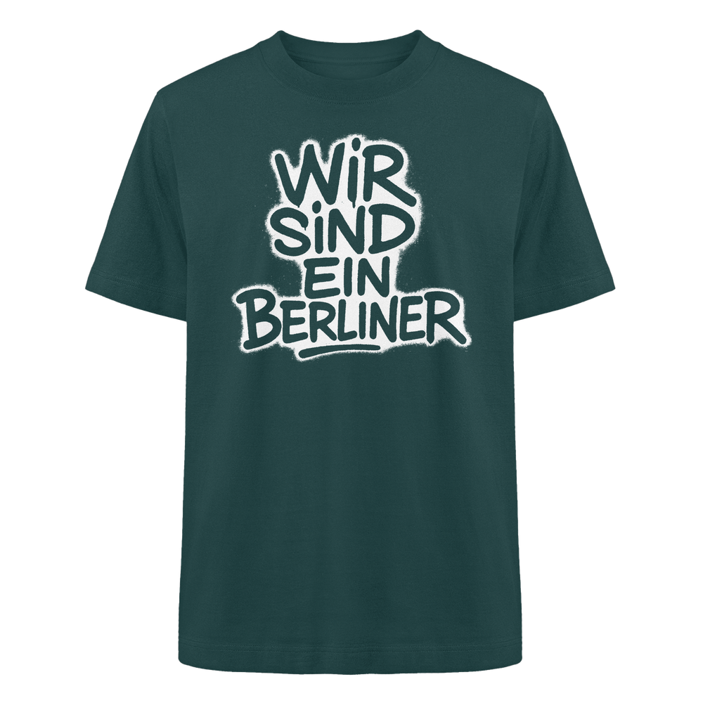 Wir sind ein Berliner - Heavy Oversized Organic Shirt – Bild 15