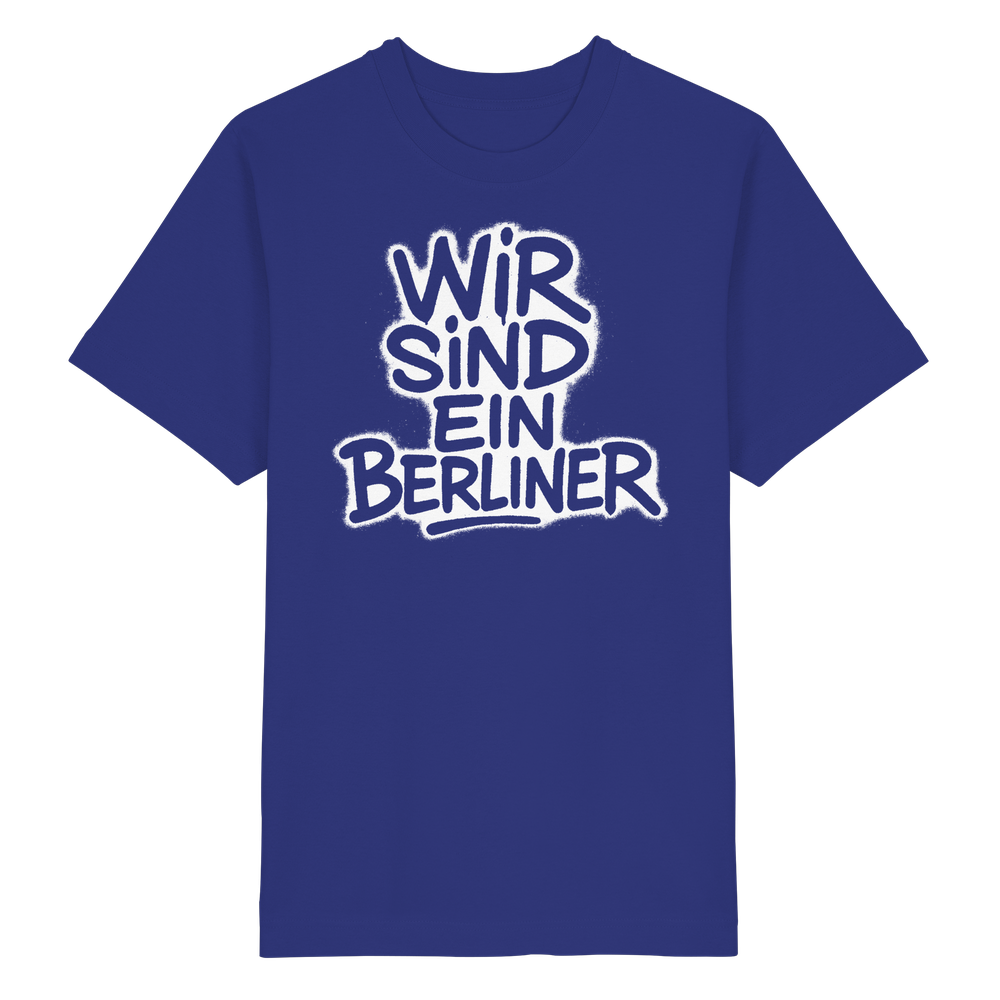 Wir sind ein Berliner - Heavy Oversized Organic Shirt – Bild 17