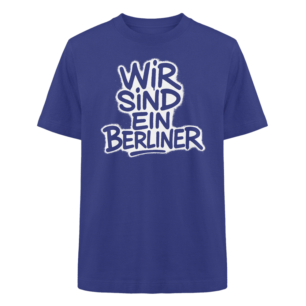 Wir sind ein Berliner - Heavy Oversized Organic Shirt – Bild 18