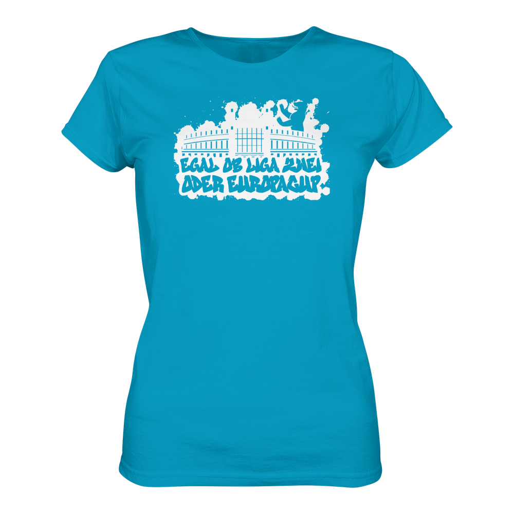 Egal ob Liga Zwei - Ladies Premium Shirt – Bild 2