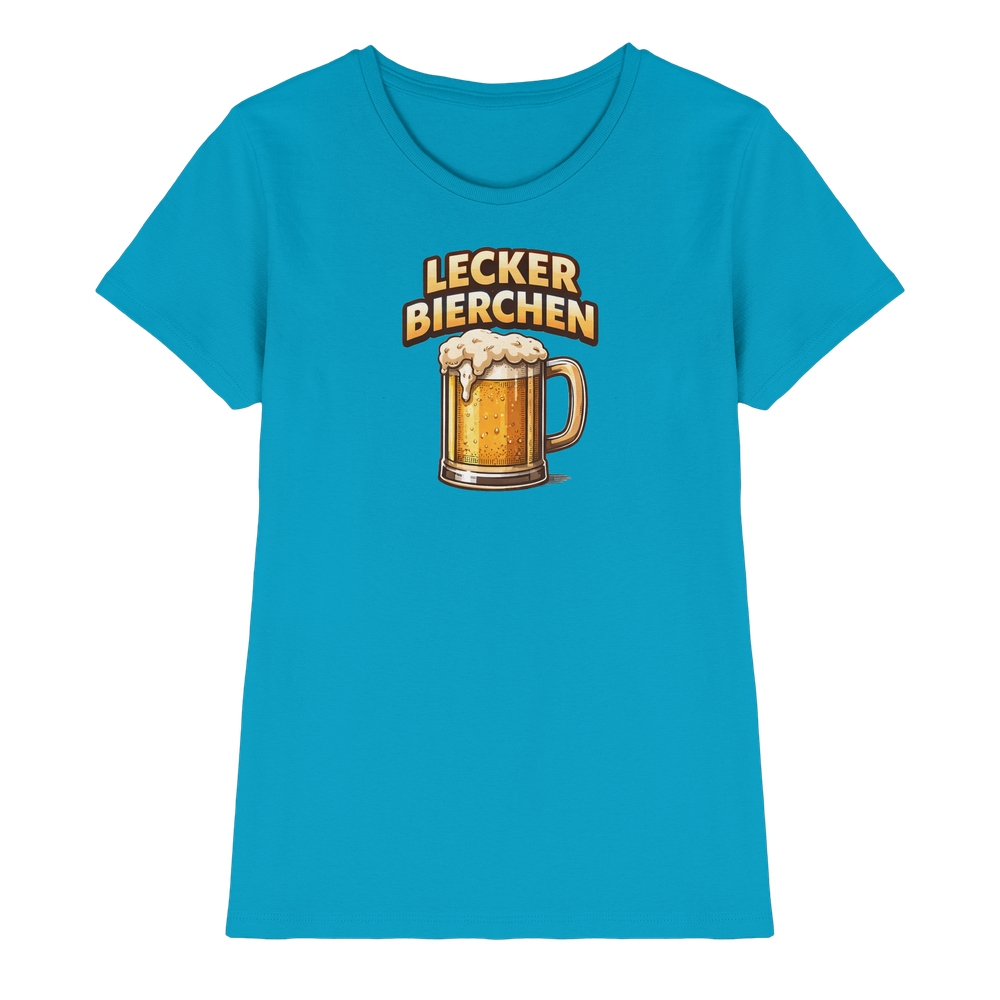 Lecker Bierchen - Ladies Premium Shirt – Bild 3