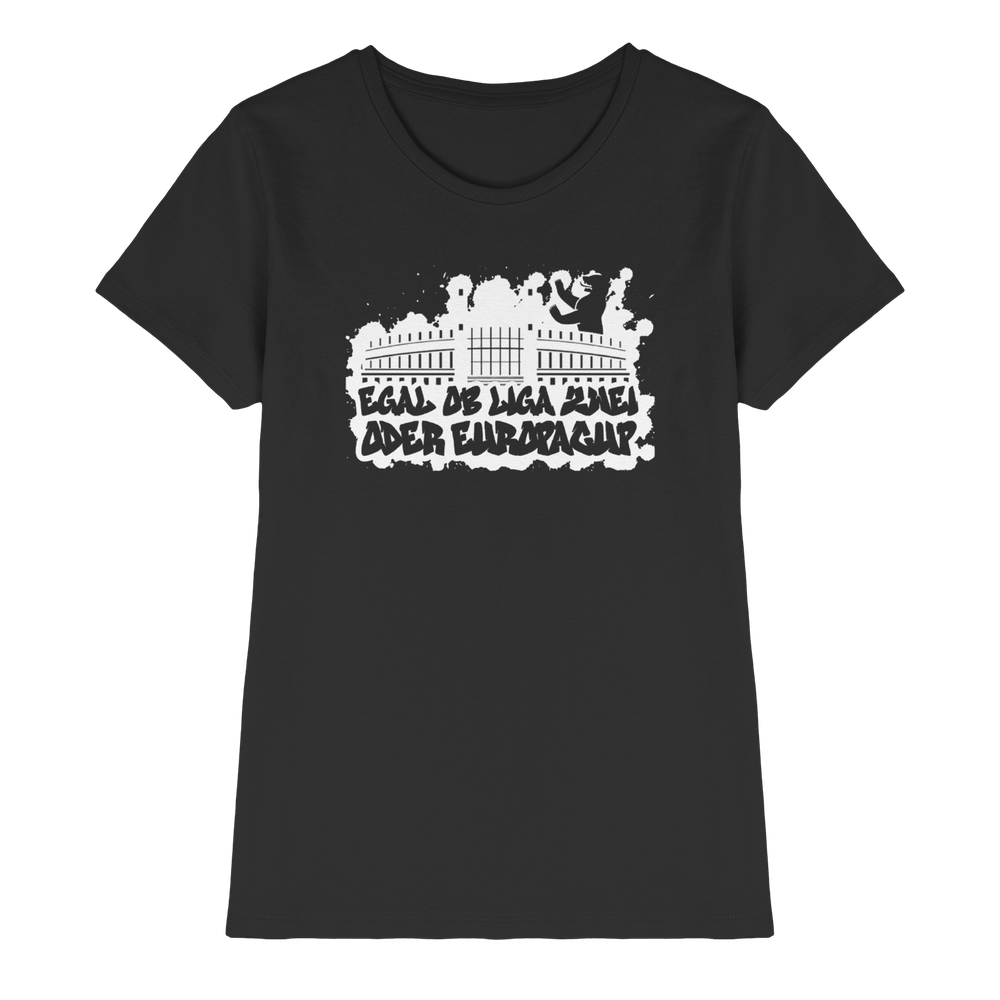 Egal ob Liga Zwei - Ladies Premium Shirt – Bild 6