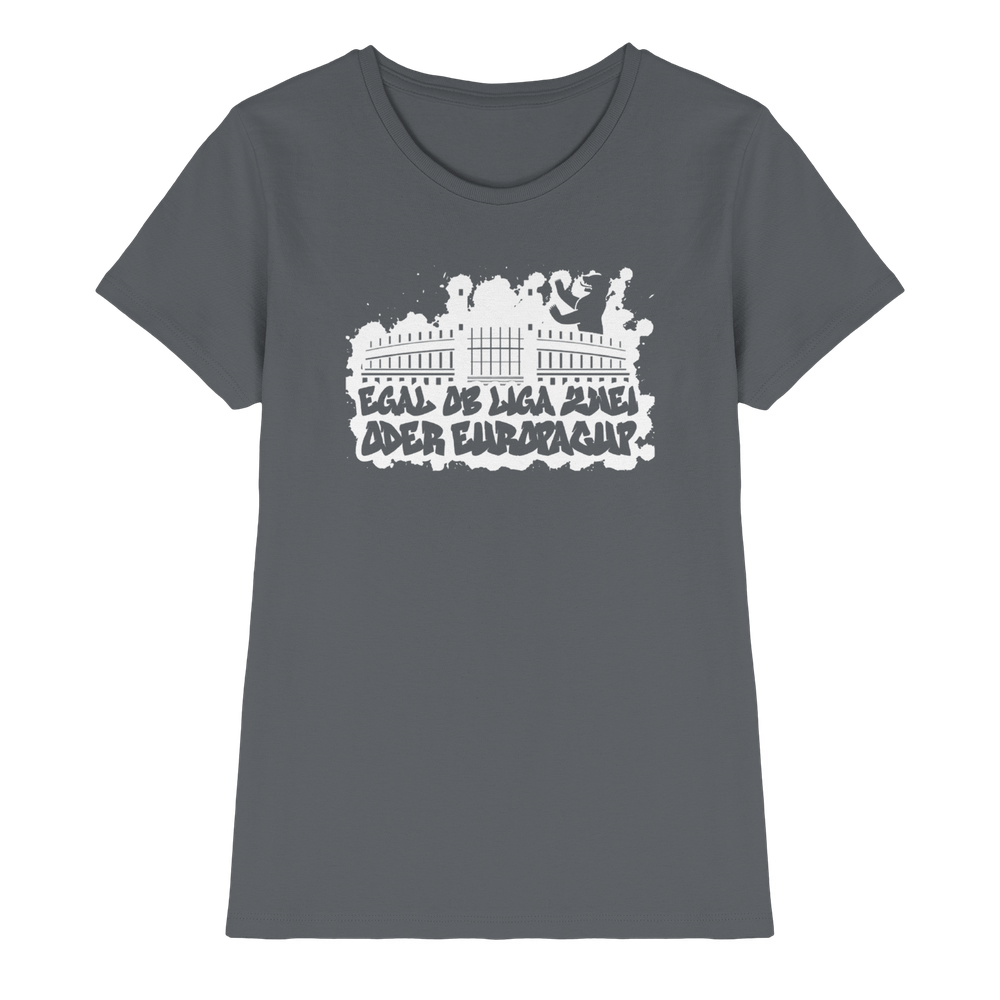 Egal ob Liga Zwei - Ladies Premium Shirt – Bild 7