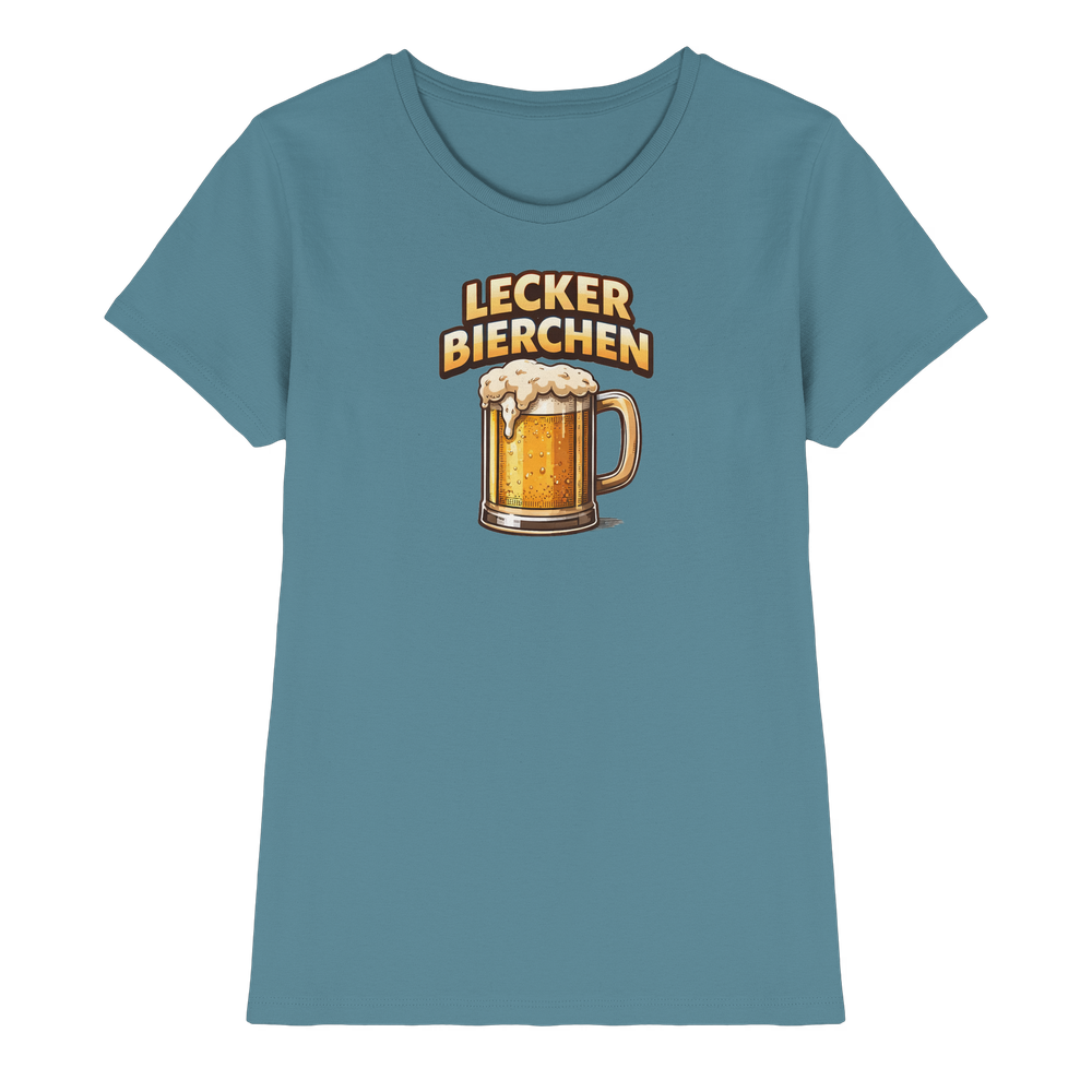 Lecker Bierchen - Ladies Premium Shirt – Bild 31