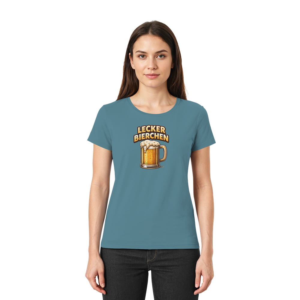 Lecker Bierchen - Ladies Premium Shirt – Bild 33