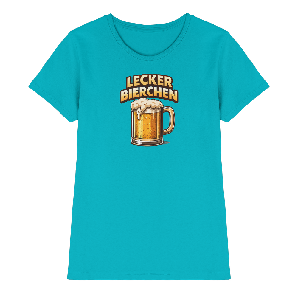 Lecker Bierchen - Ladies Premium Shirt – Bild 36