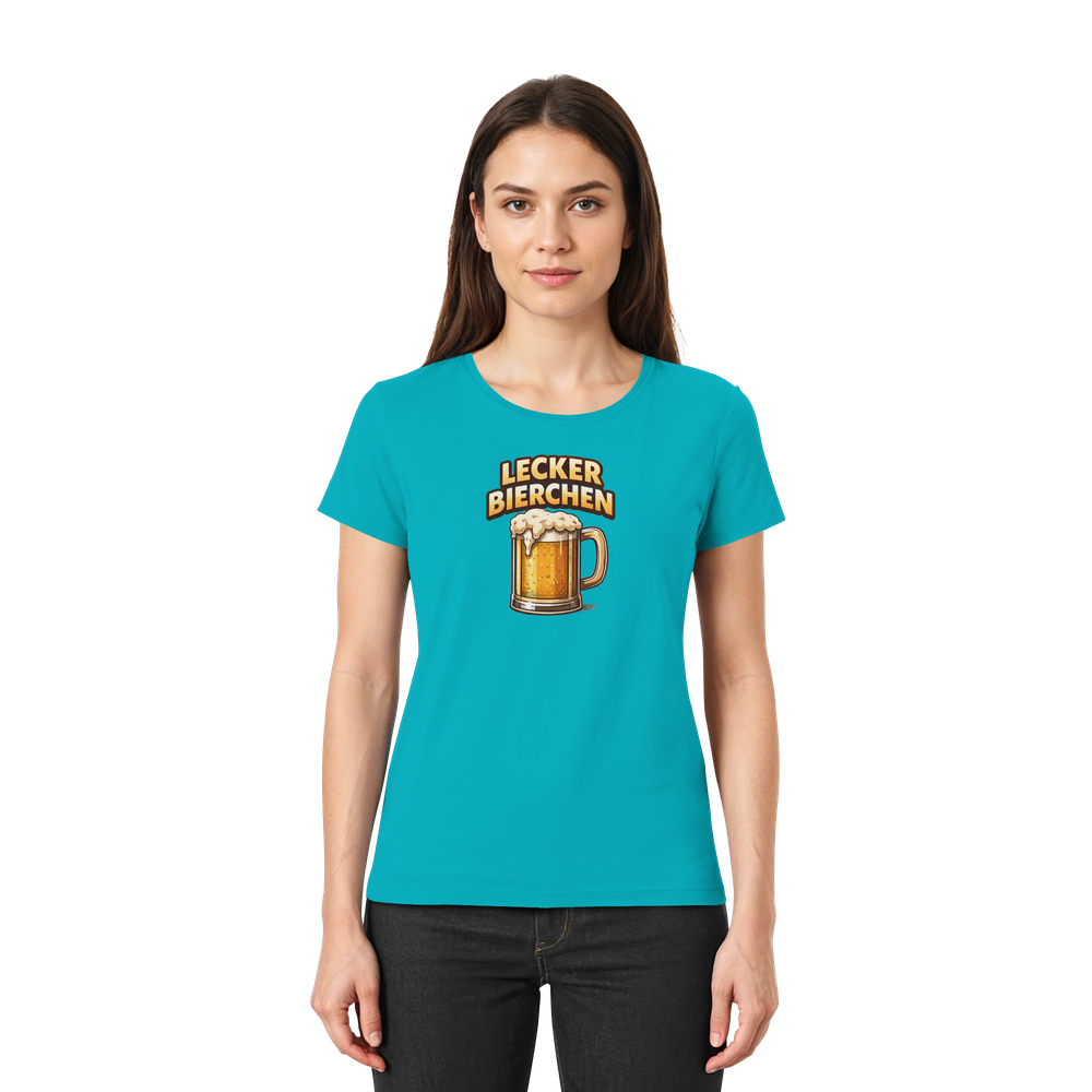 Lecker Bierchen - Ladies Premium Shirt – Bild 35