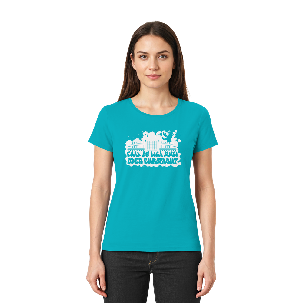 Egal ob Liga Zwei - Ladies Premium Shirt – Bild 34