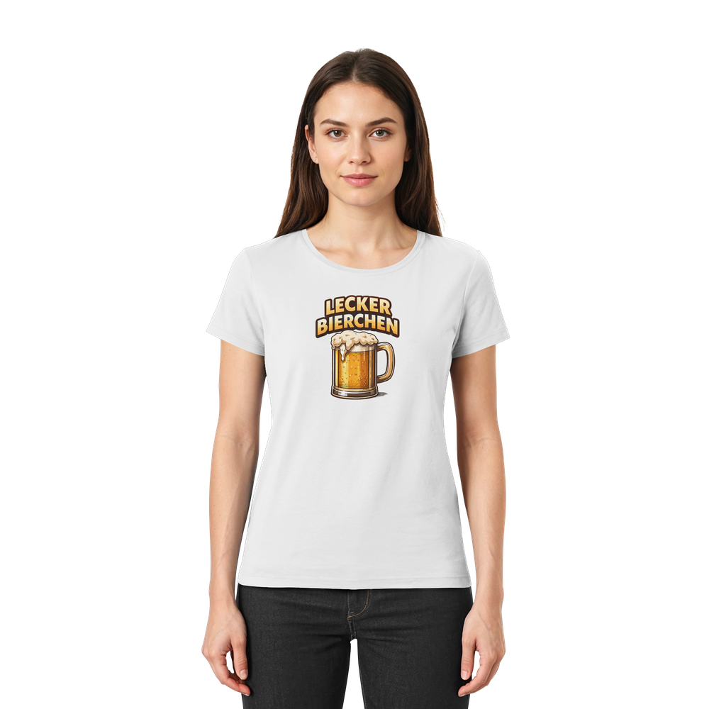 Lecker Bierchen - Ladies Premium Shirt – Bild 41