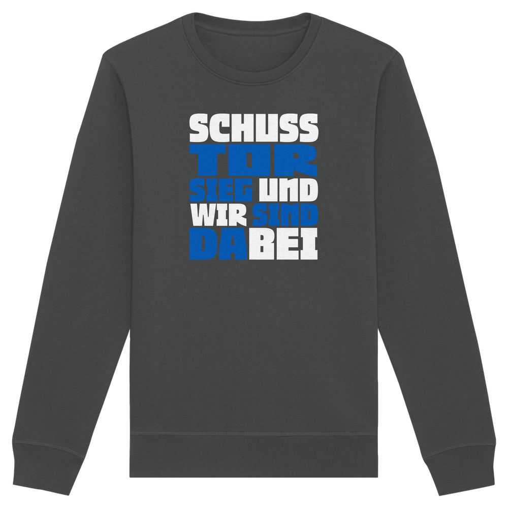 Schuss Tor Sieg - Organic Basic Unisex Sweatshirt – Bild 3