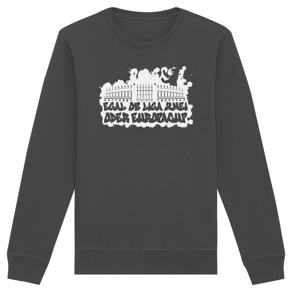 Egal ob Liga Zwei - Organic Basic Unisex Sweatshirt – Bild 3