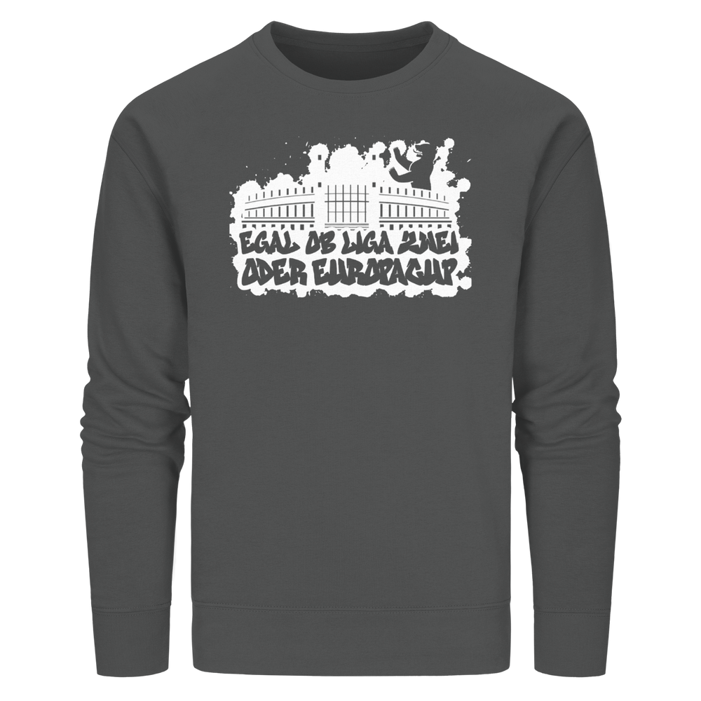 Egal ob Liga Zwei - Organic Basic Unisex Sweatshirt – Bild 2