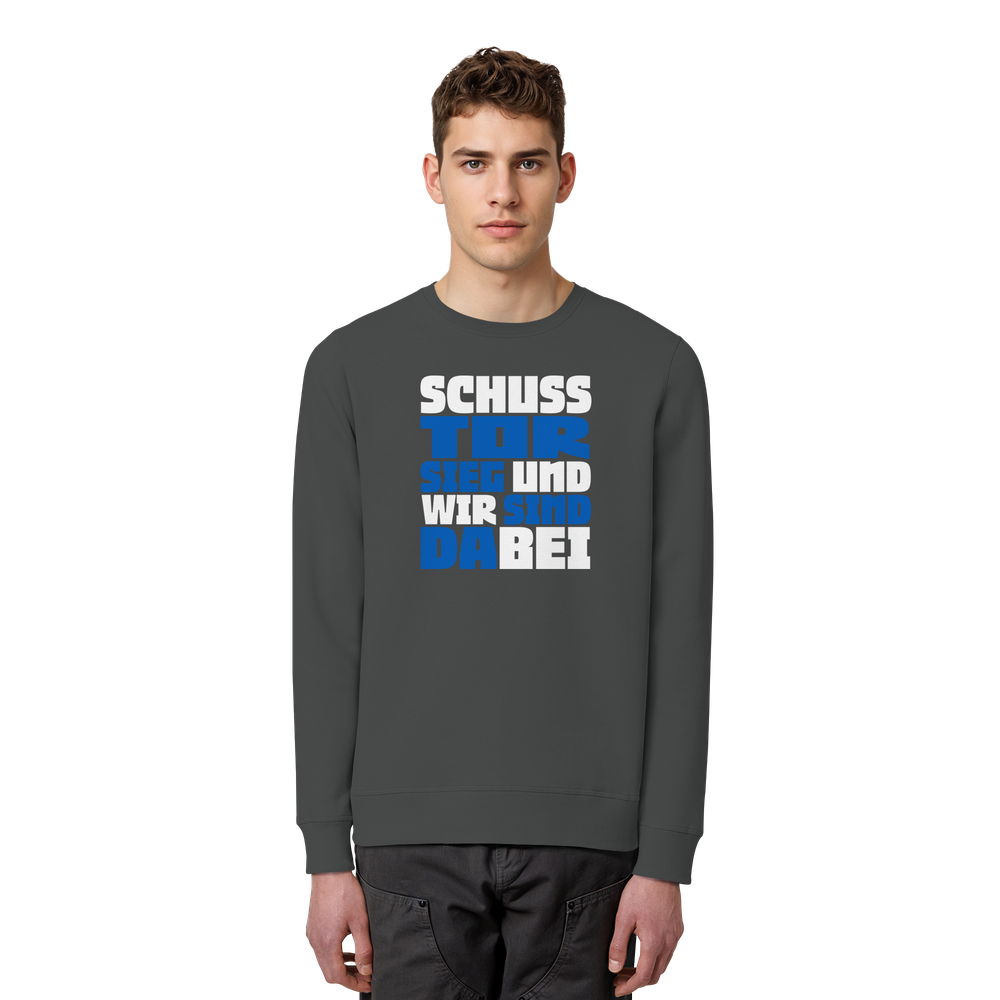 Schuss Tor Sieg - Organic Basic Unisex Sweatshirt – Bild 4