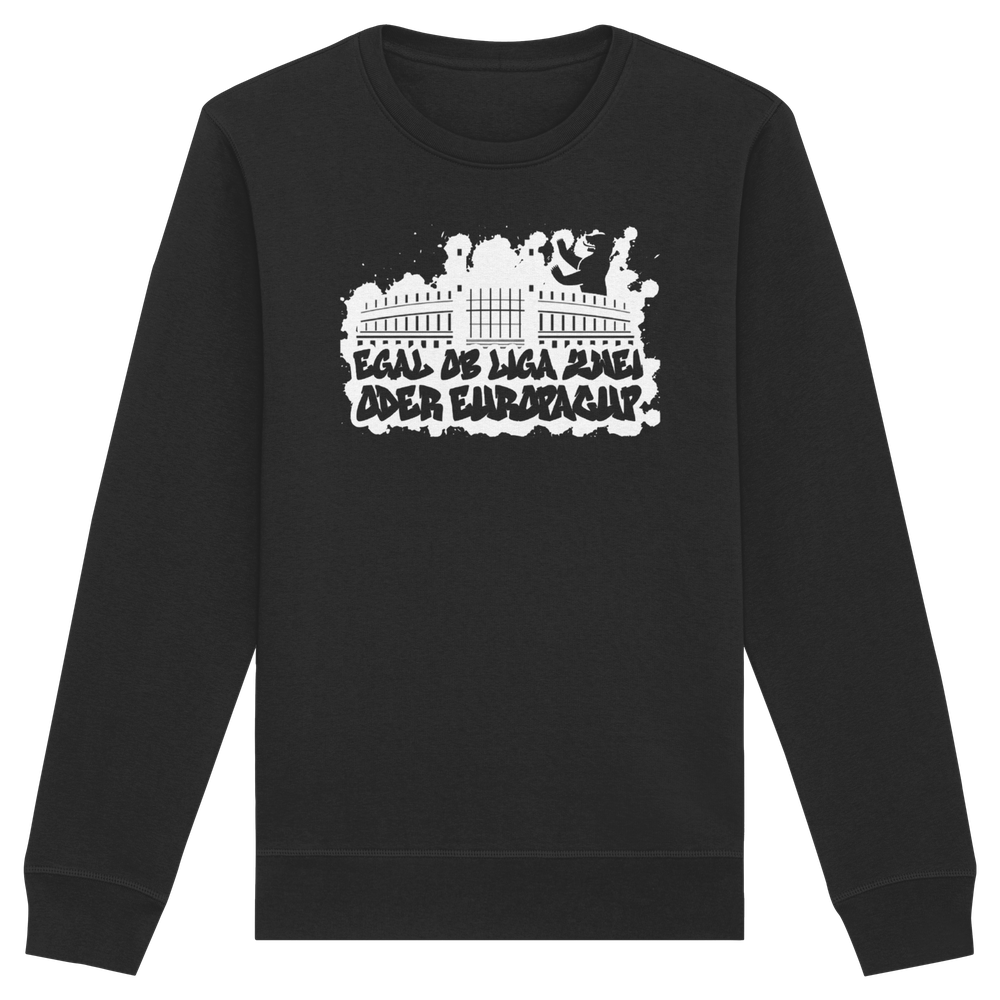 Egal ob Liga Zwei - Organic Basic Unisex Sweatshirt – Bild 5