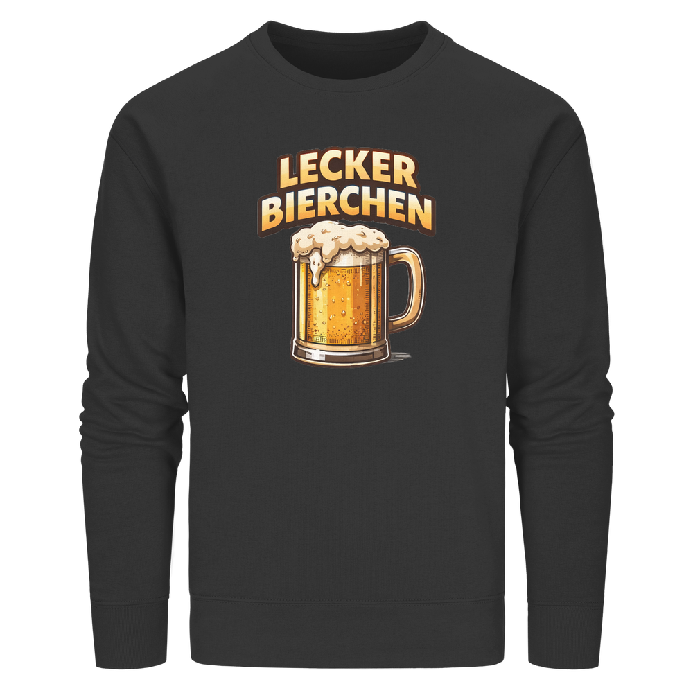 Lecker Bierchen - Organic Basic Unisex Sweatshirt – Bild 2