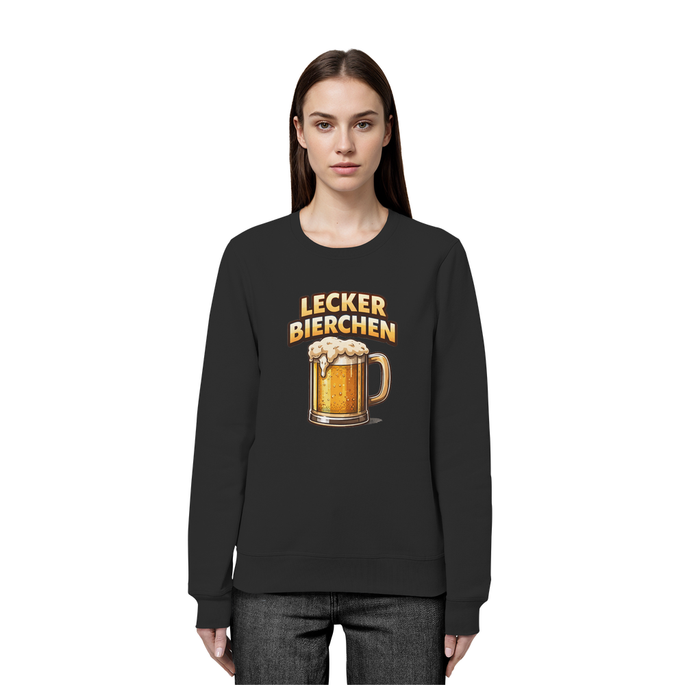 Lecker Bierchen - Organic Basic Unisex Sweatshirt – Bild 3