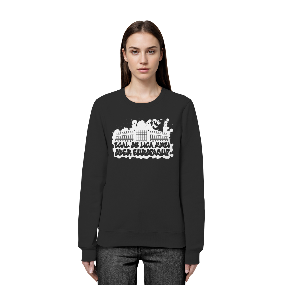 Egal ob Liga Zwei - Organic Basic Unisex Sweatshirt – Bild 6