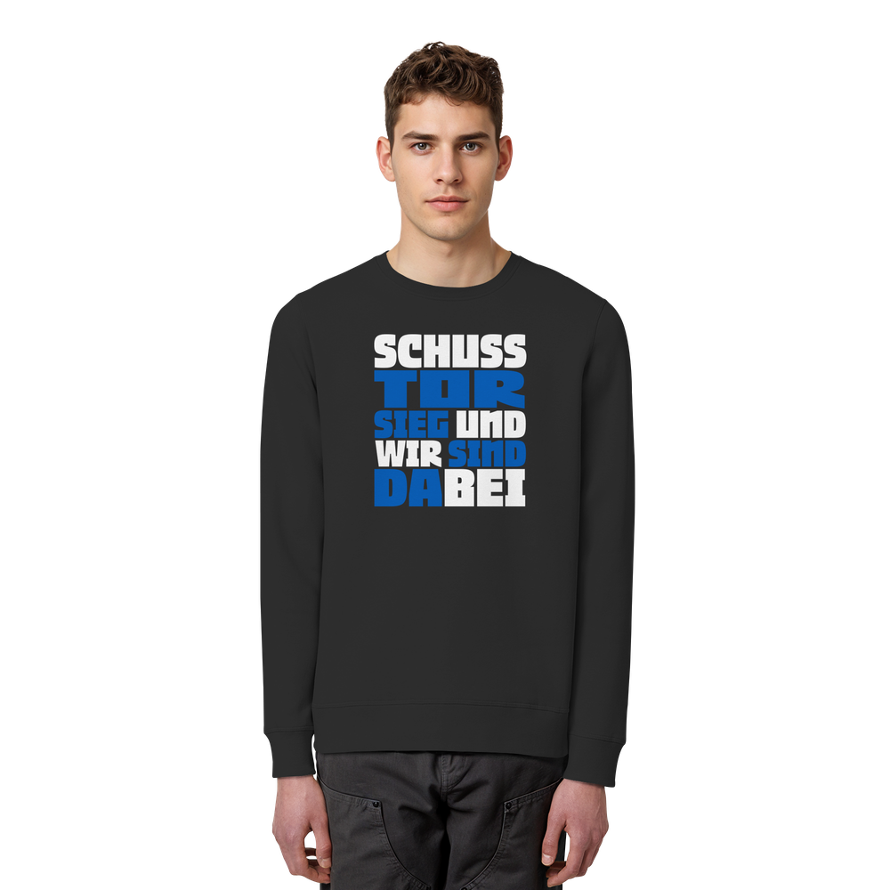 Schuss Tor Sieg - Organic Basic Unisex Sweatshirt – Bild 7