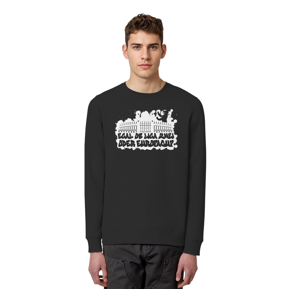 Egal ob Liga Zwei - Organic Basic Unisex Sweatshirt – Bild 7