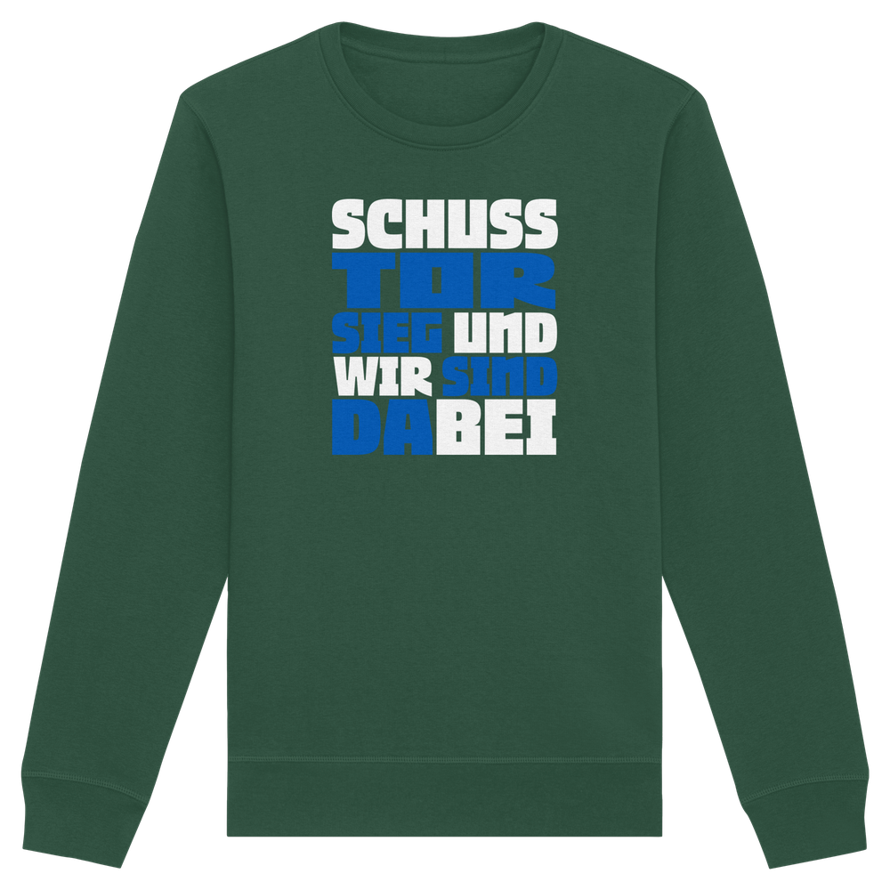Schuss Tor Sieg - Organic Basic Unisex Sweatshirt – Bild 12