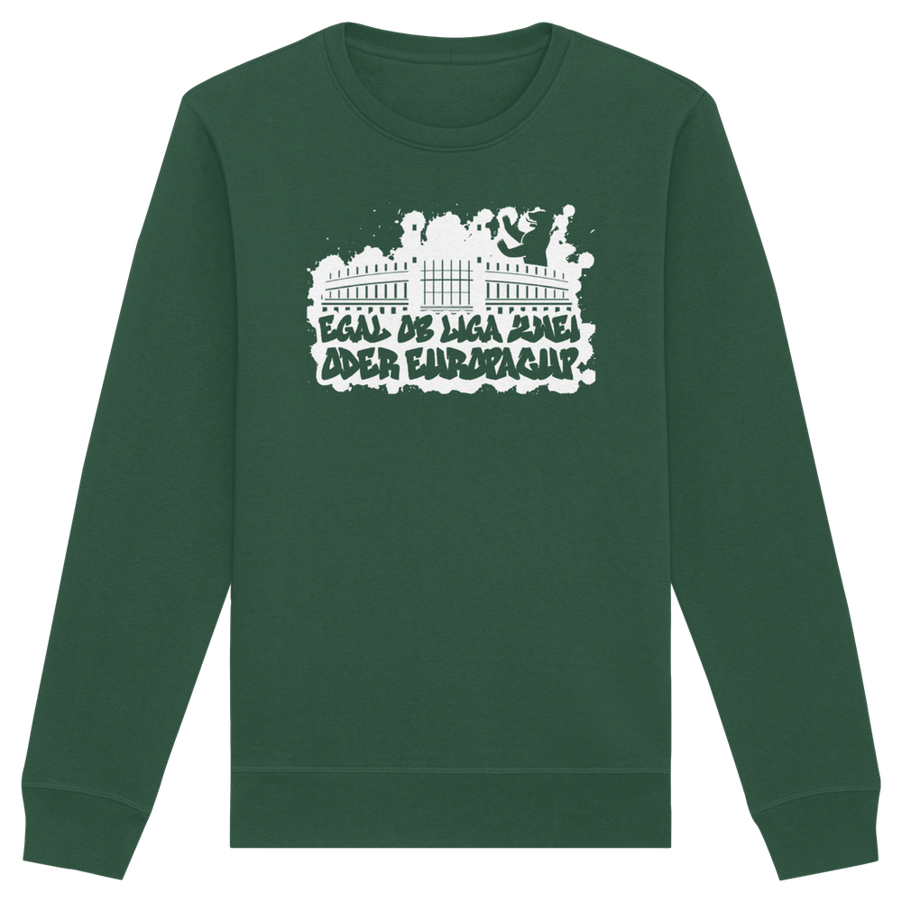 Egal ob Liga Zwei - Organic Basic Unisex Sweatshirt – Bild 12