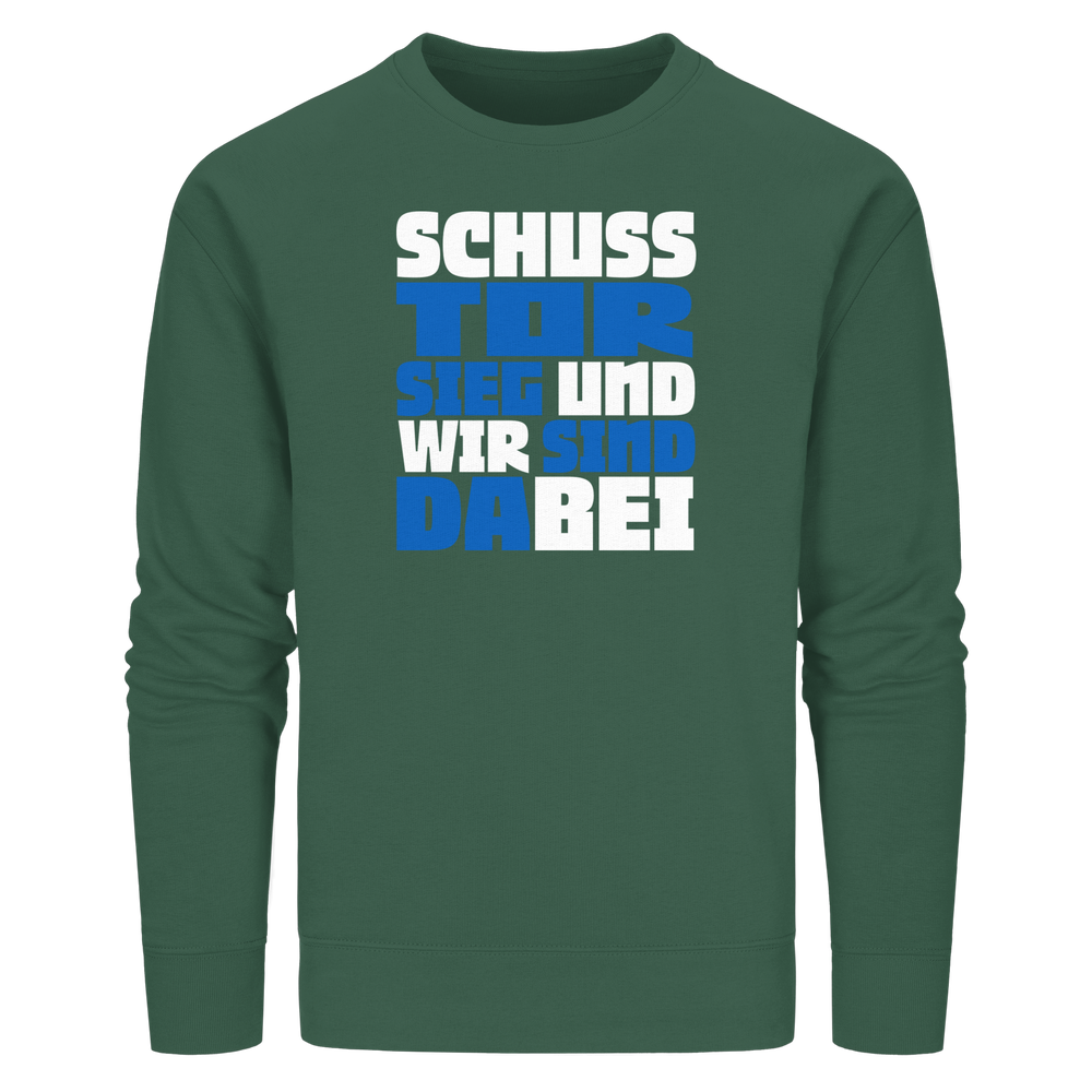 Schuss Tor Sieg - Organic Basic Unisex Sweatshirt – Bild 11
