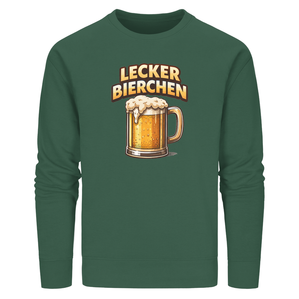 Lecker Bierchen - Organic Basic Unisex Sweatshirt – Bild 8