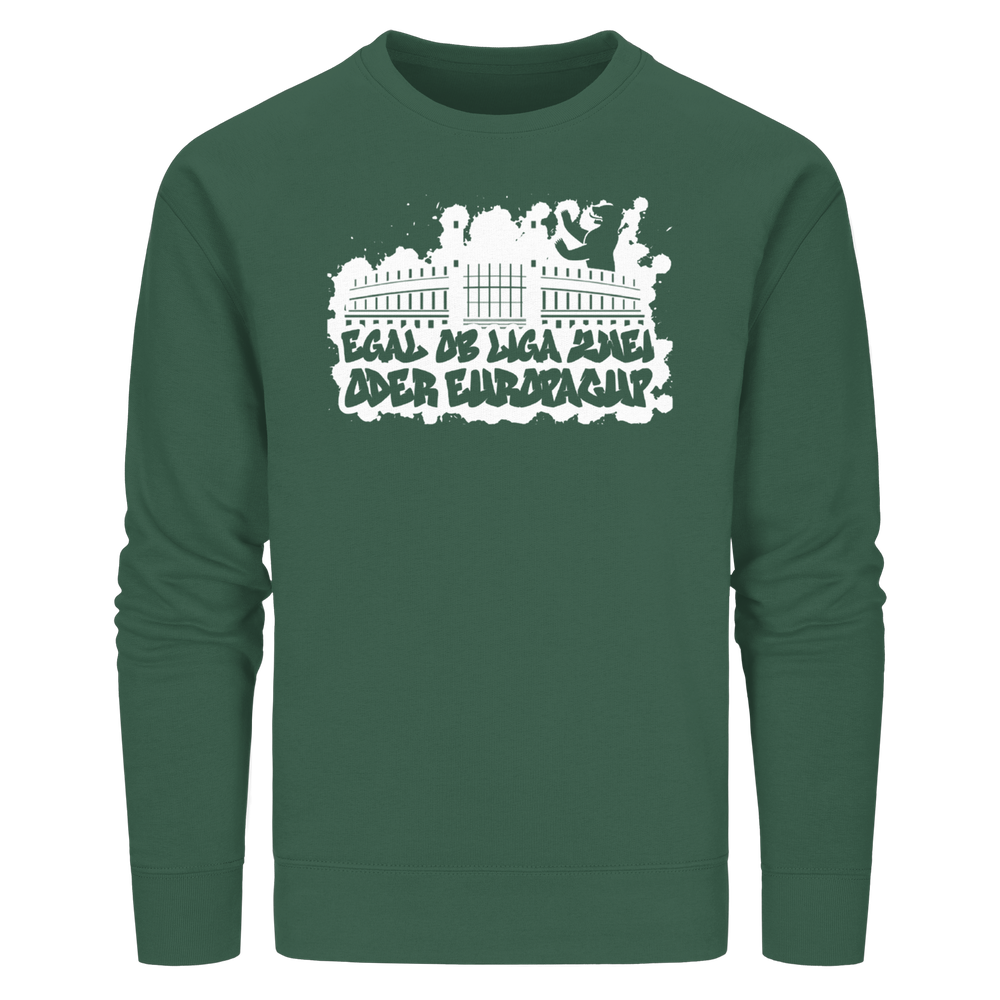 Egal ob Liga Zwei - Organic Basic Unisex Sweatshirt – Bild 11