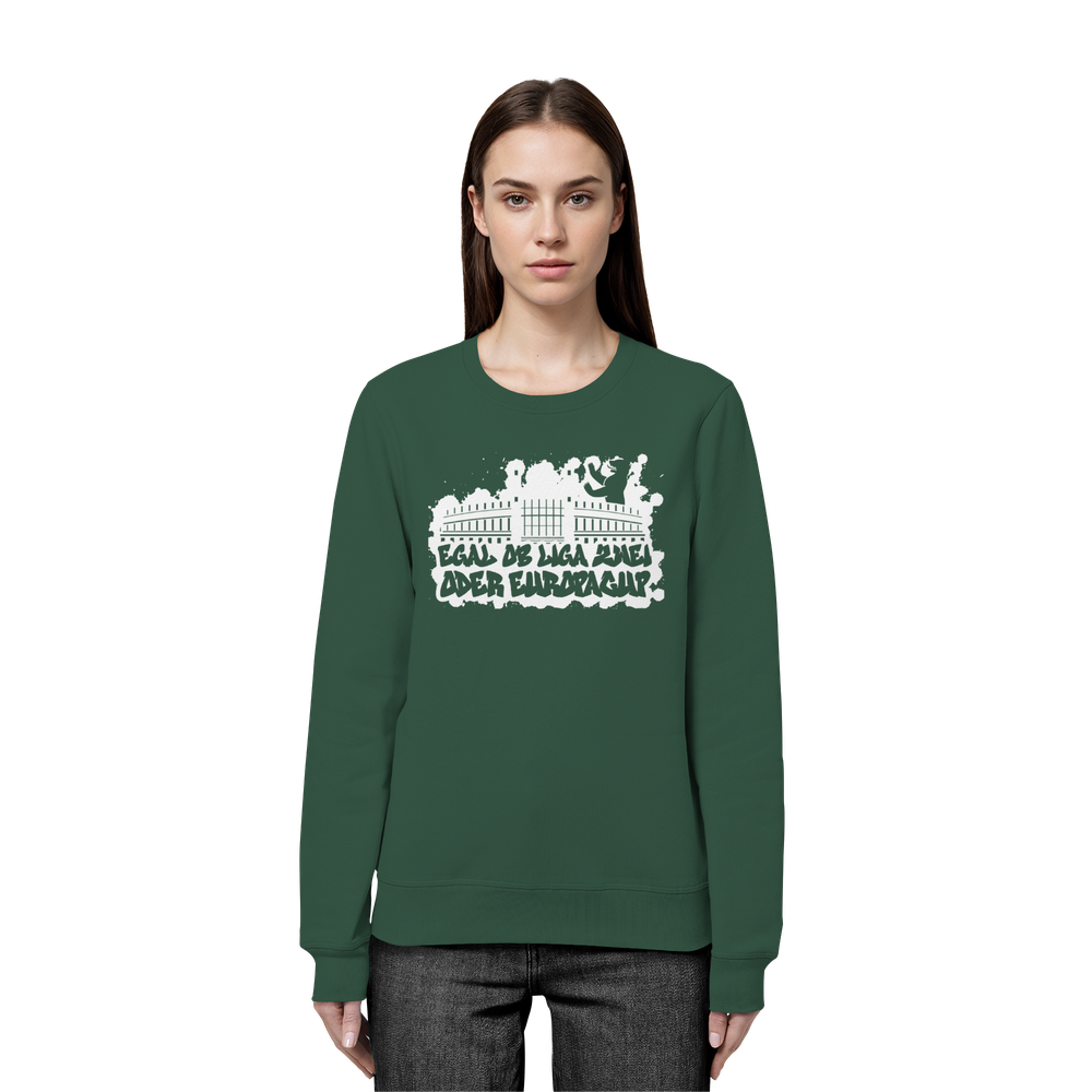 Egal ob Liga Zwei - Organic Basic Unisex Sweatshirt – Bild 9