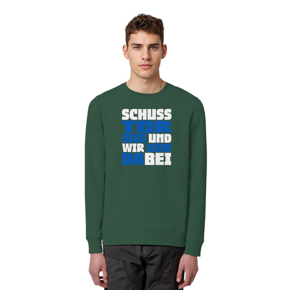Schuss Tor Sieg - Organic Basic Unisex Sweatshirt – Bild 10