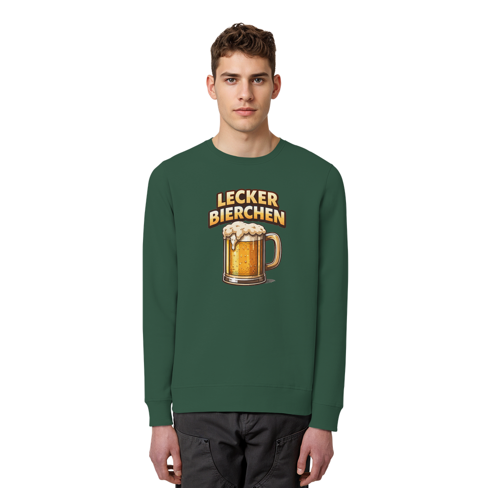 Lecker Bierchen - Organic Basic Unisex Sweatshirt – Bild 5
