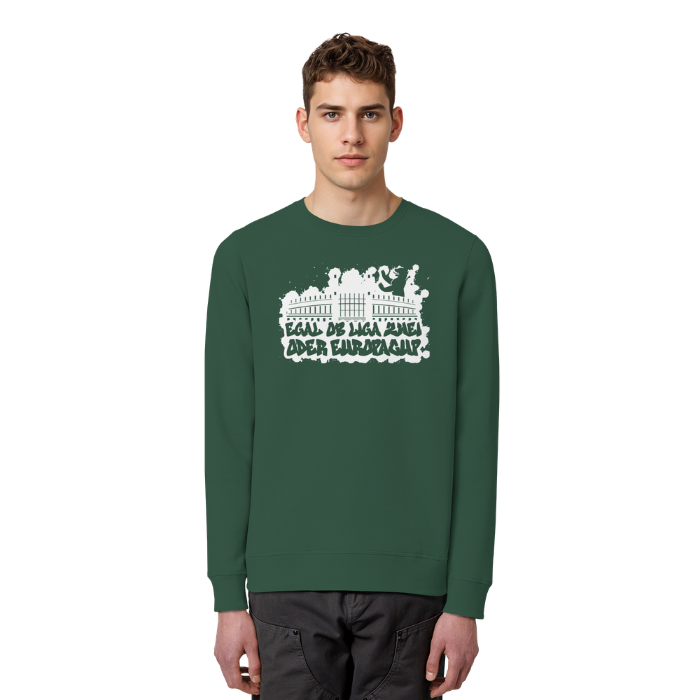 Egal ob Liga Zwei - Organic Basic Unisex Sweatshirt – Bild 10