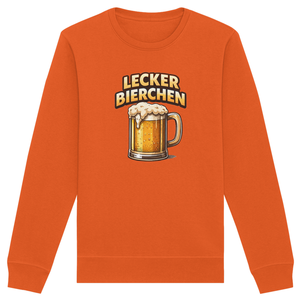 Lecker Bierchen - Organic Basic Unisex Sweatshirt – Bild 12