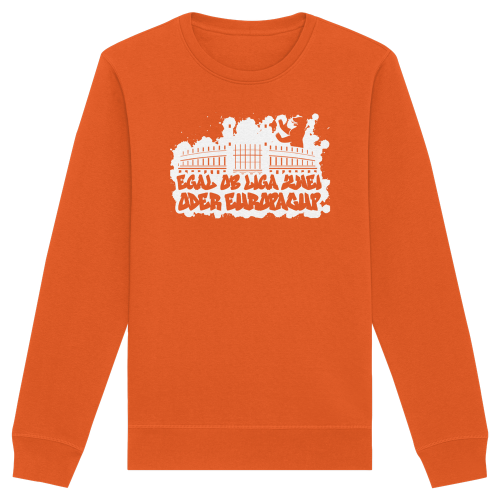 Egal ob Liga Zwei - Organic Basic Unisex Sweatshirt – Bild 13