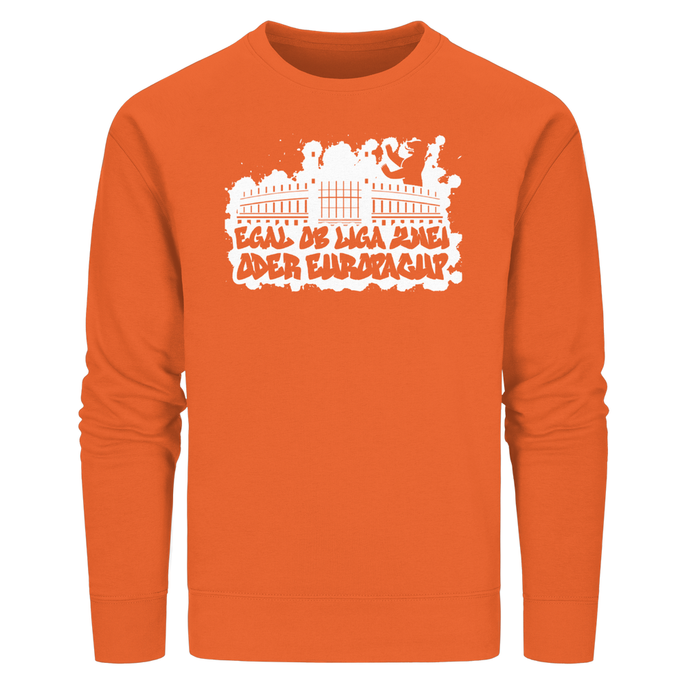 Egal ob Liga Zwei - Organic Basic Unisex Sweatshirt – Bild 16