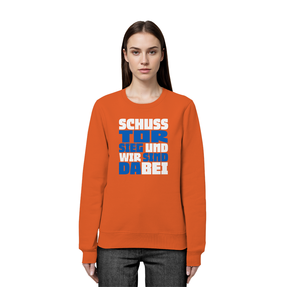 Schuss Tor Sieg - Organic Basic Unisex Sweatshirt – Bild 15