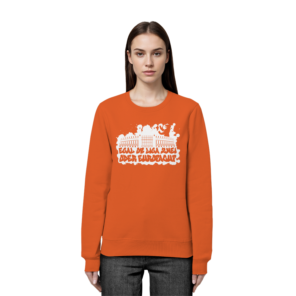 Egal ob Liga Zwei - Organic Basic Unisex Sweatshirt – Bild 15