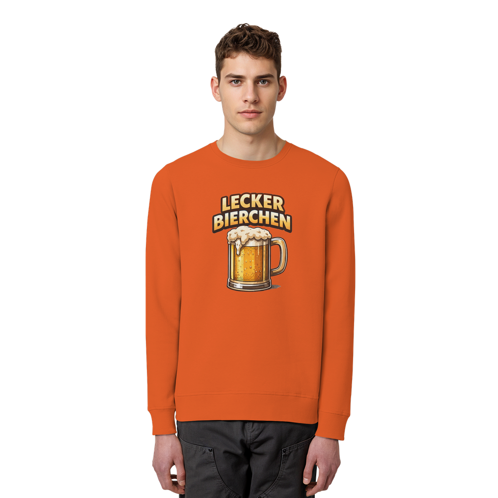 Lecker Bierchen - Organic Basic Unisex Sweatshirt – Bild 10