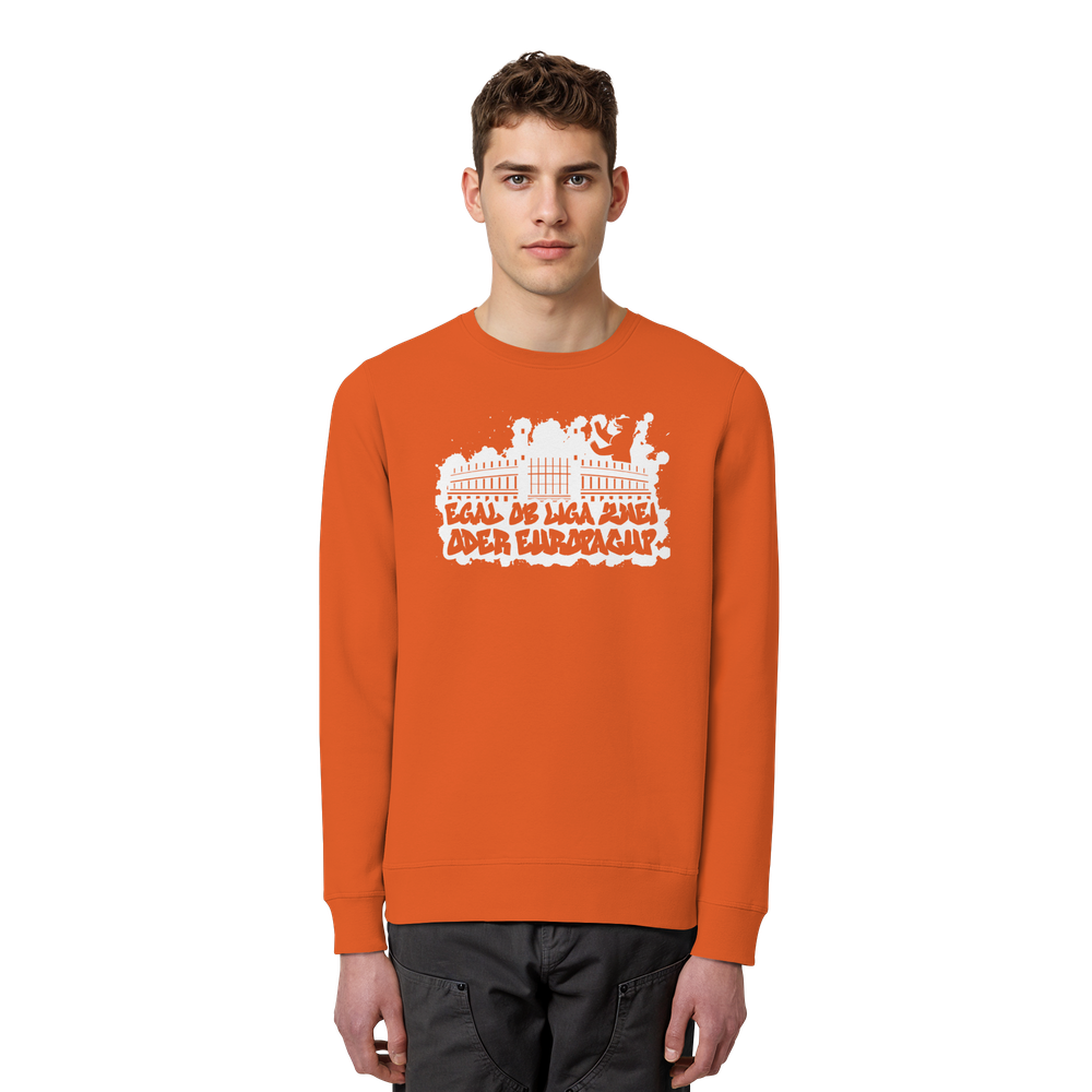 Egal ob Liga Zwei - Organic Basic Unisex Sweatshirt – Bild 14