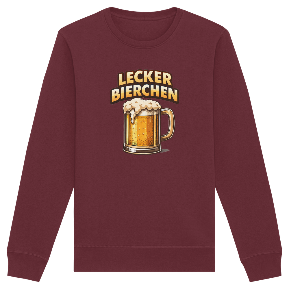 Lecker Bierchen - Organic Basic Unisex Sweatshirt – Bild 15