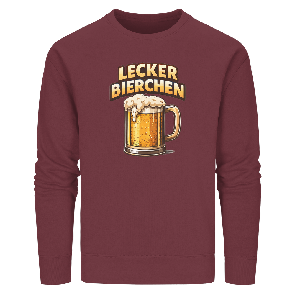 Lecker Bierchen - Organic Basic Unisex Sweatshirt – Bild 14