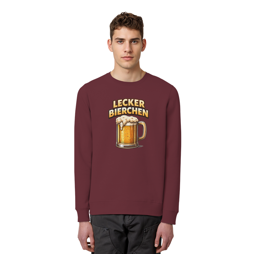 Lecker Bierchen - Organic Basic Unisex Sweatshirt – Bild 16