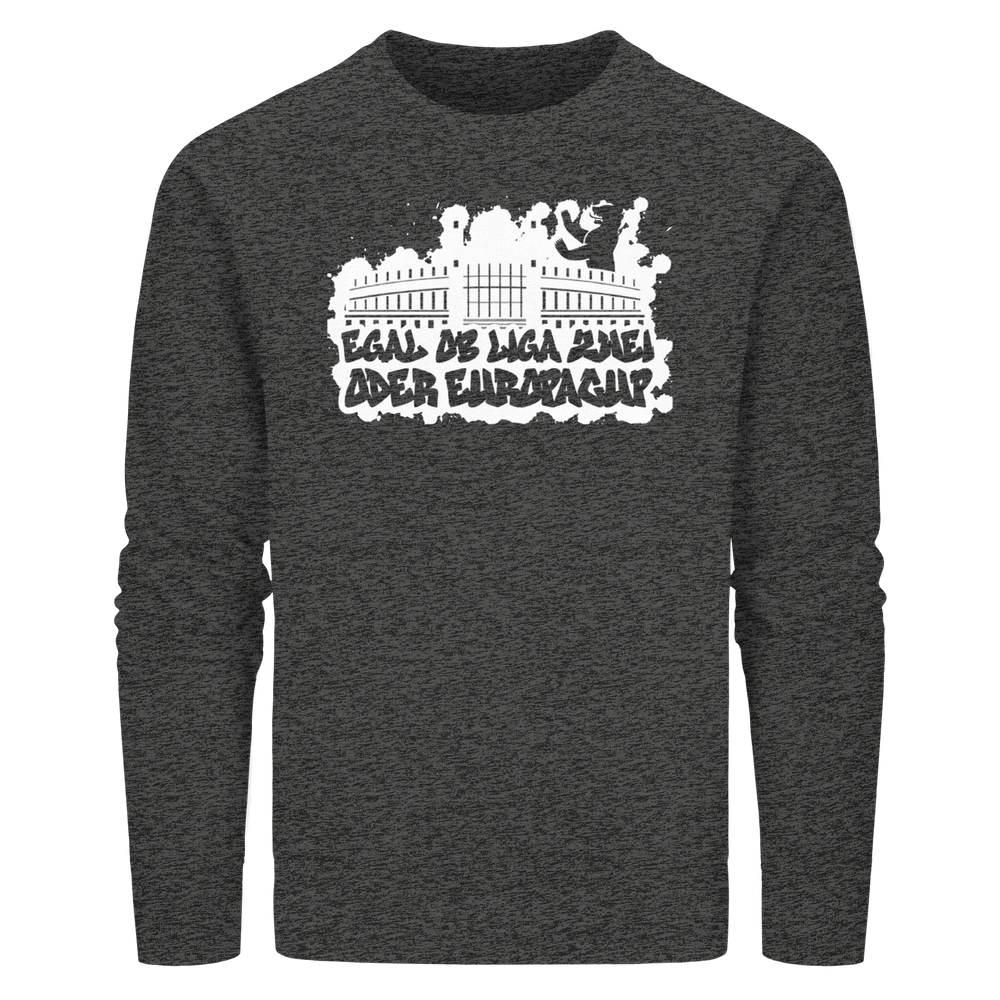 Egal ob Liga Zwei - Organic Basic Unisex Sweatshirt – Bild 18