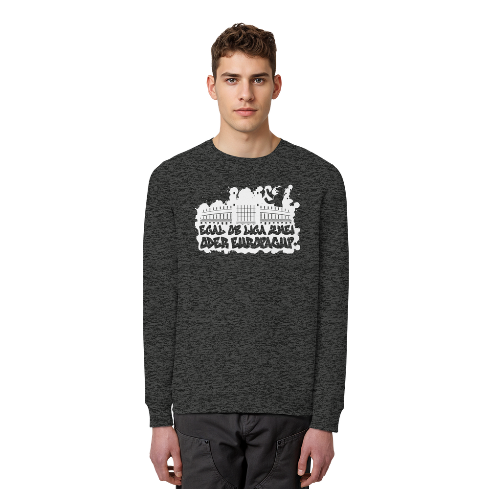 Egal ob Liga Zwei - Organic Basic Unisex Sweatshirt – Bild 20