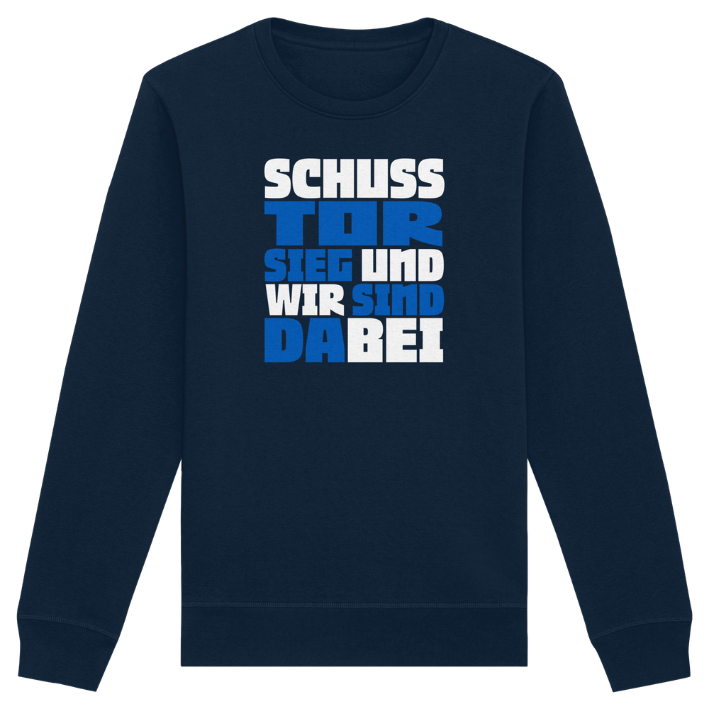Schuss Tor Sieg - Organic Basic Unisex Sweatshirt – Bild 21