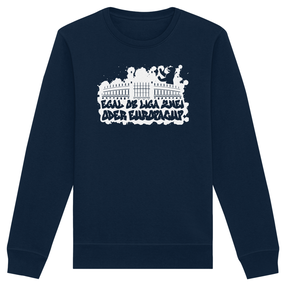 Egal ob Liga Zwei - Organic Basic Unisex Sweatshirt – Bild 21